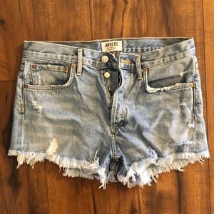 Agolde denim shorts size 27